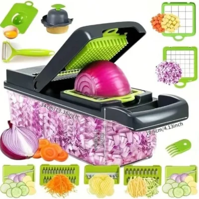 16 in 1 Multifunctional vegetable cutter and slicer