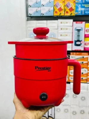 Prestige 2.2L Multi-Functional Electric Rice Cooker red color