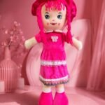 24 inch Canady bright pink baby doll