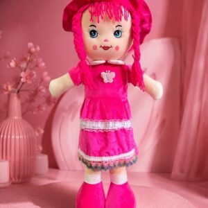 24 inch Canady bright pink baby doll