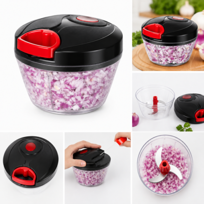 Manual Vegetable Chopper Kitchen Speedy Chopper Garlic Cutter Vegetable
