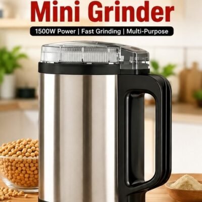 Silver Crest Stainless Steel Electric Mini Grinder 1500 Watt - Lifestyle Mall