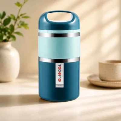 Tedemei Stainless Steel 2 Layers Lunch Box 1.13L