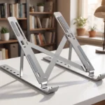 Adjustable Laptop Stand with Anti Slip Pad