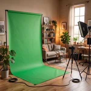 Premium Green Screen Backdrop Kit